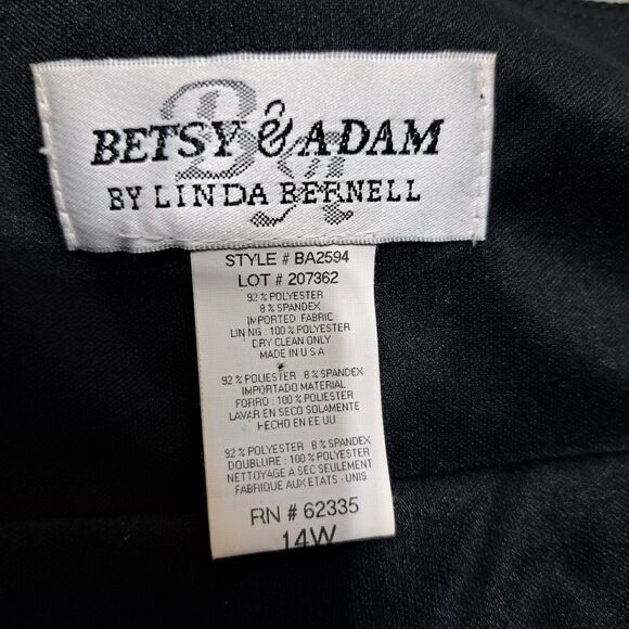 Vintage Betsy & Adam 90's Y2K Halter Neck Ruffle Goth Knee Length Dress S 14W - Picture 6 of 17